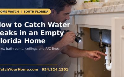 How to Catch Water Leaks in an Empty Florida Home